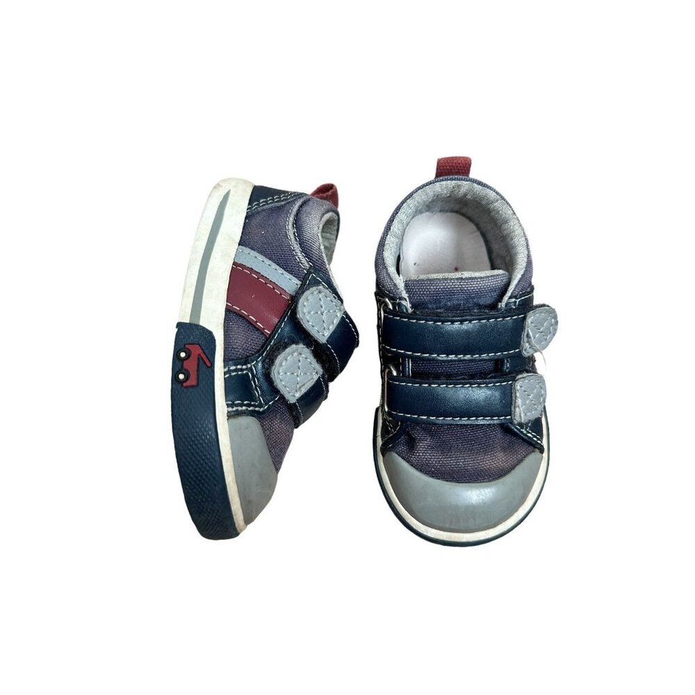 See Kai Run Navy and Gray Kids Shoes
